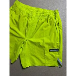 Legends Interval Shorts Running Training Athletic‎ Neon Yellow Size S